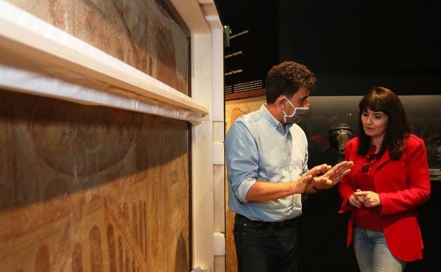 El MARQ completa la exposición 'Gladiadores' con un nuevo fresco del anfiteatro de Pompeya