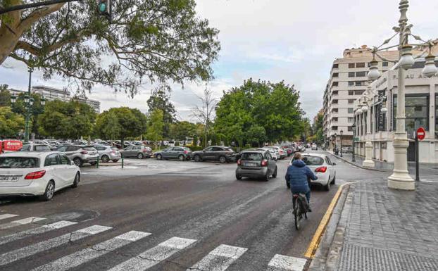 Valencia tendrá un nuevo carril bici de un kilómetro en la Alameda