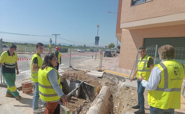 Almussafes finalizará en otoño las obras del colector para evitar inundaciones