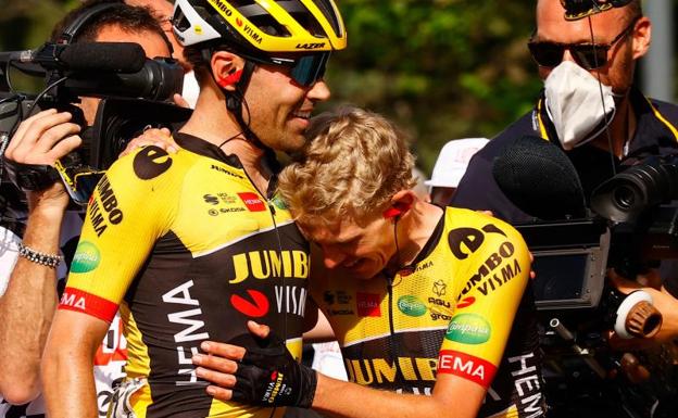 Bouwman remata el pase perfecto del renacido Dumoulin en el Giro