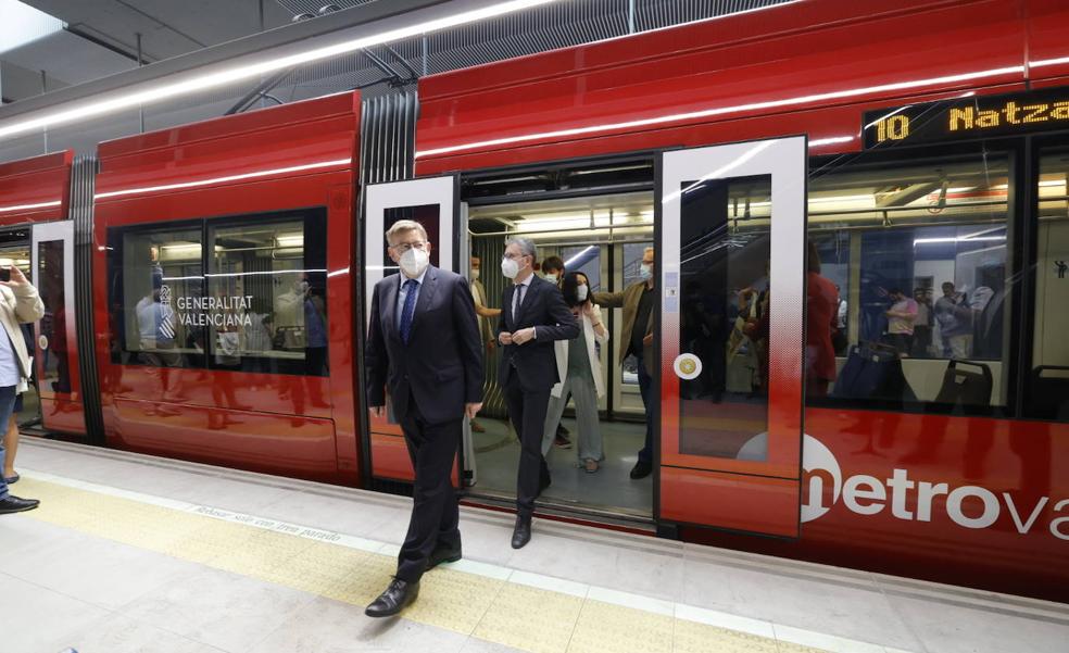 Puig promete destinar fondos europeos a tres nuevas líneas de tranvía en Valencia