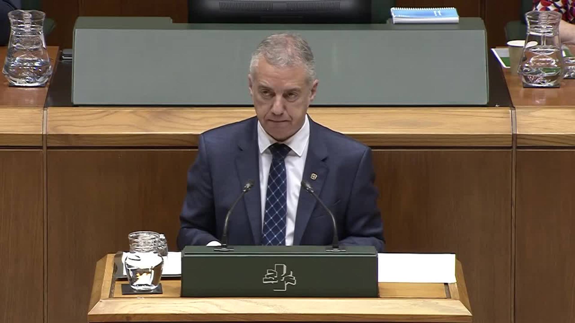 Urkullu anuncia una ayuda directa de 200 euros al mes por hijo hasta los tres años