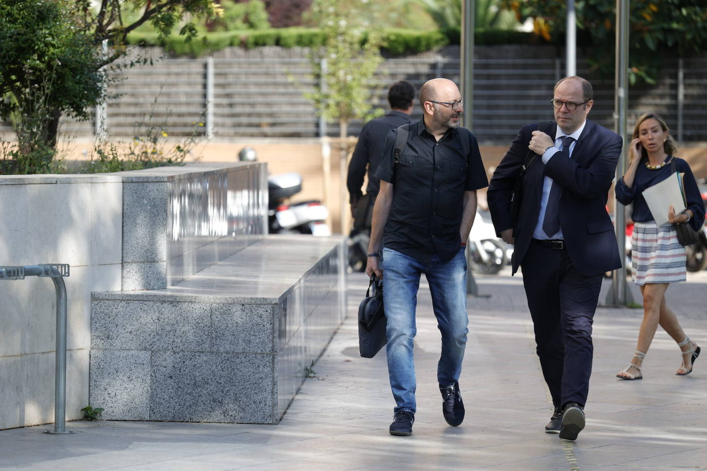 Francis Puig llega a los juzgados para declarar ante el juez