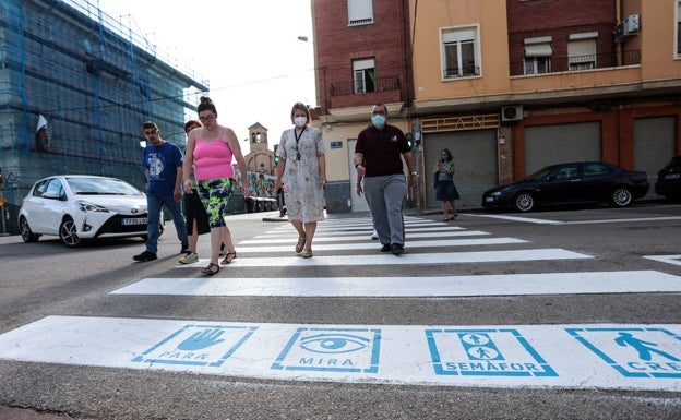 Los nuevos pasos de peatones de Valencia