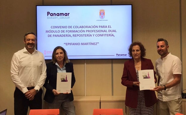 El IES Enguera y una empresa panadera local firman un proyecto de colaboración para la formación profesional dual