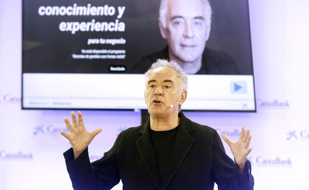 La palabra de Ferran Adrià a más 90 hosteleros valencianos