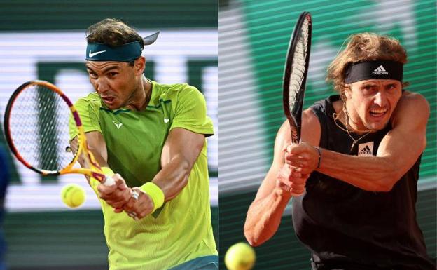 Nadal - Zverev: horario y dónde ver gratis y en abierto la semifinal de Roland Garros