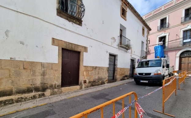 Xàbia realiza obras de emergencia en la Casa dels Xolbi al detectar un pequeño movimiento estructural