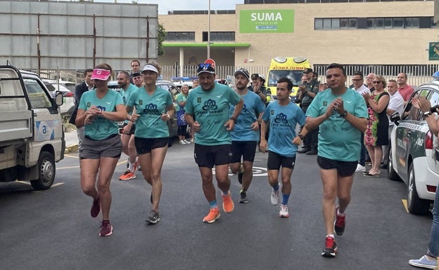 El reto solidario Camino a Madrid de la Asociación Virgen del Pilar de la Guardia Civil de Paiporta echa a andar