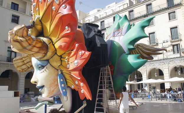 Programa de actos festivos de las Hogueras de Alicante para el fin de semana y el lunes