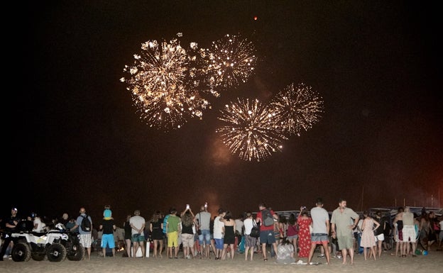 Los actos de la noche de San Juan en Gandia