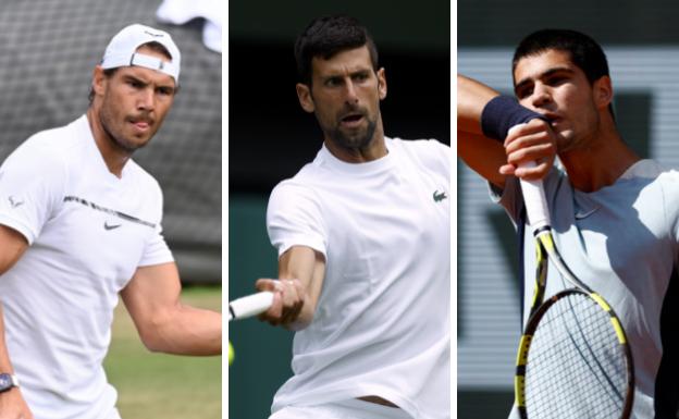 Orden de juego de Wimbledon: Alcaraz se enfrentaría a Djokovic en cuartos y Nadal no jugaría con el serbio hasta la final