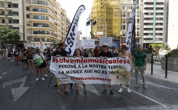 Los profesores vuelven a la calle por una Música obligatoria