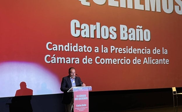 Carlos Baño, nuevo presidente de la Cámara de Comercio