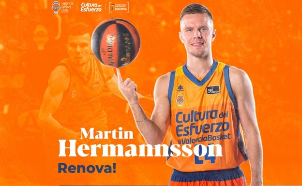 Hermannsson renueva con el Valencia Basket hasta 2024