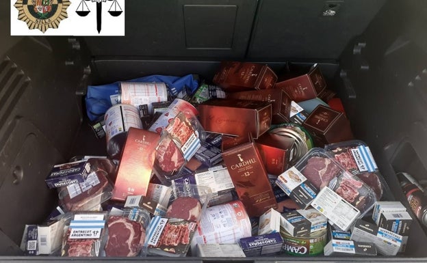 La Policía Local de Silla requisa productos robados en supermercados valorados en mil euros