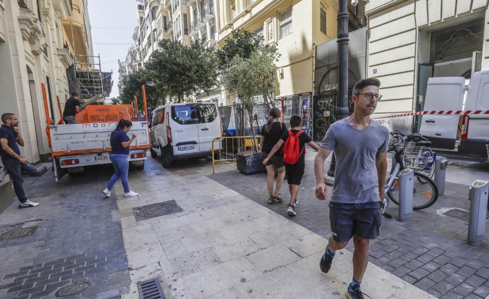 Centro de Valencia: de paseo peatonal a parking de camiones