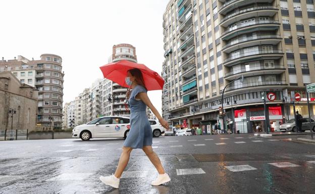 La ola de calor da paso a las lluvias en la Comunitat