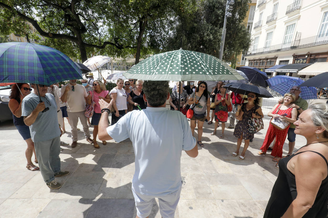 Protestas por la reforma de la Plaza de la Reina en Valencia