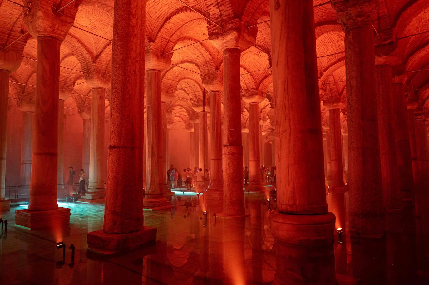 La mística Cisterna Basílica de Estambul reabre sus puertas