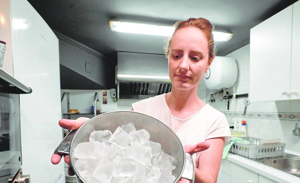 Sin hielo en plena ola de calor