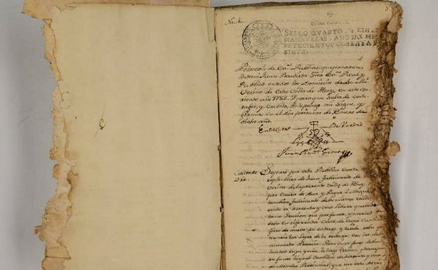 El Archivo de Alcoy restaura cuatro protocolos notariales los siglos XVIII y XIX