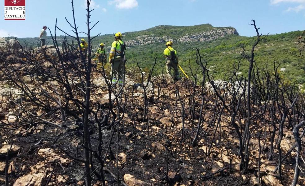 Detenido un hombre por provocar un incendio en el Paraje Natural de la Tinença de Benifassà