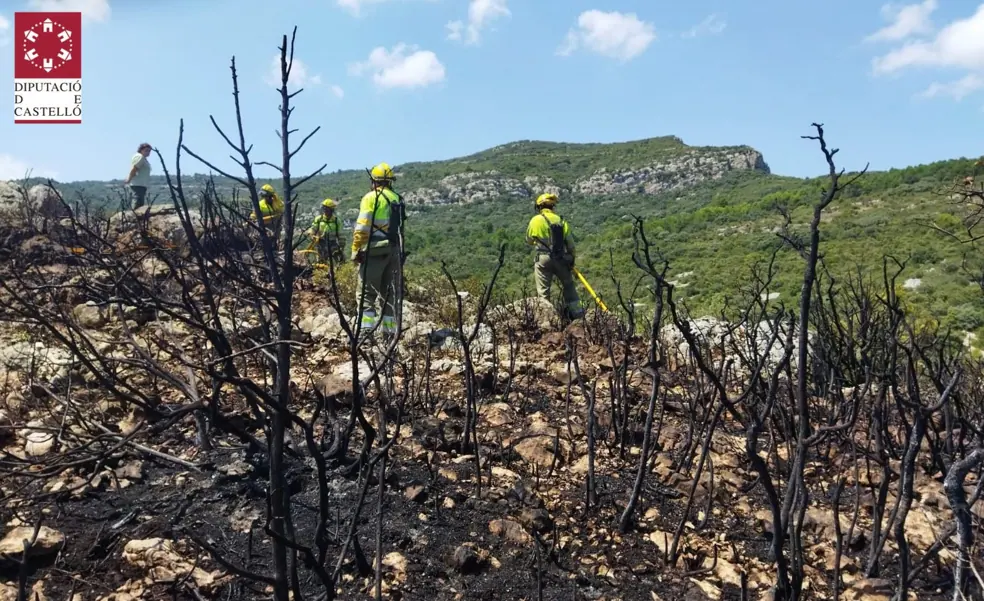 Detenido el presunto pirómano del incendio en el Paraje Natural de la Tinença de Benifassà