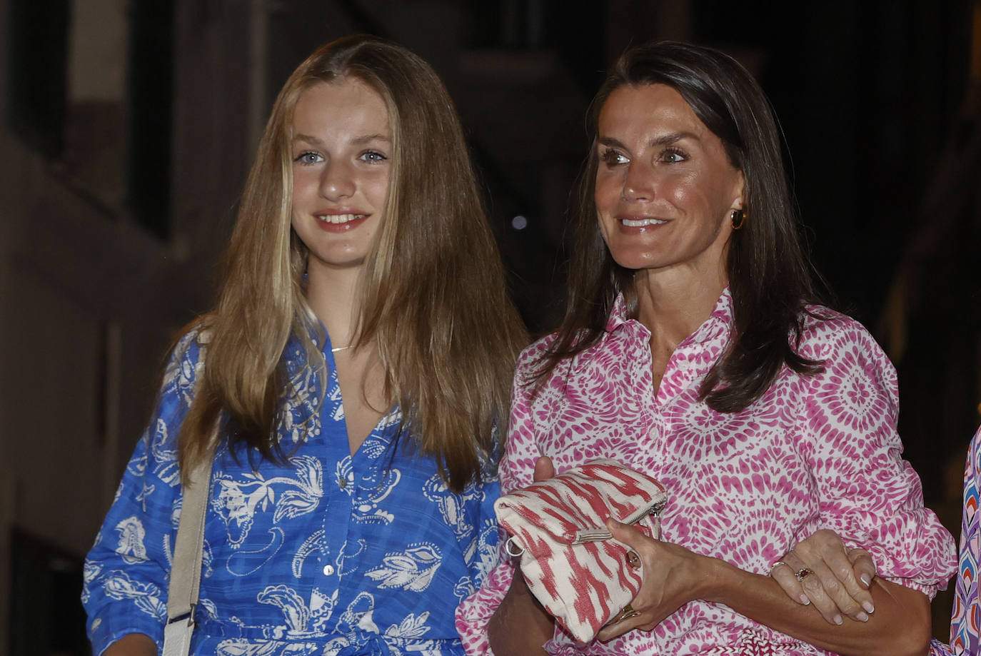 La reina Letizia, la princesa Leonor, la infanta Sofía y doña Sofía, juntas de cena en Mallorca