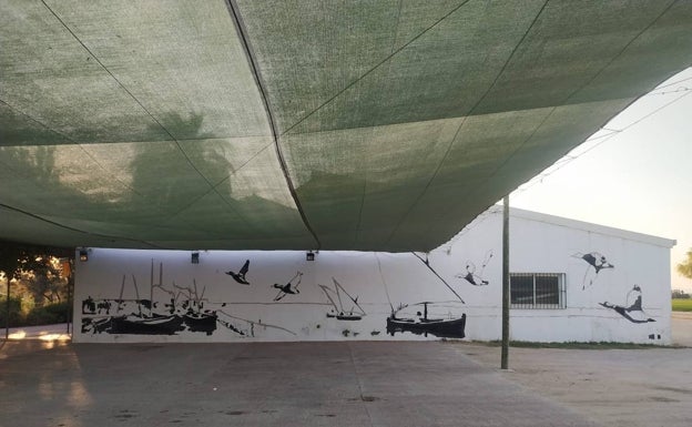 Un nuevo mural en el Port de Catarroja pone en valor las tradiciones más arraigadas