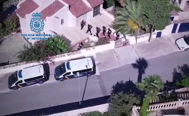 Cae en la Marina Baixa una peligrosa organización dedicada al tráfico de drogas