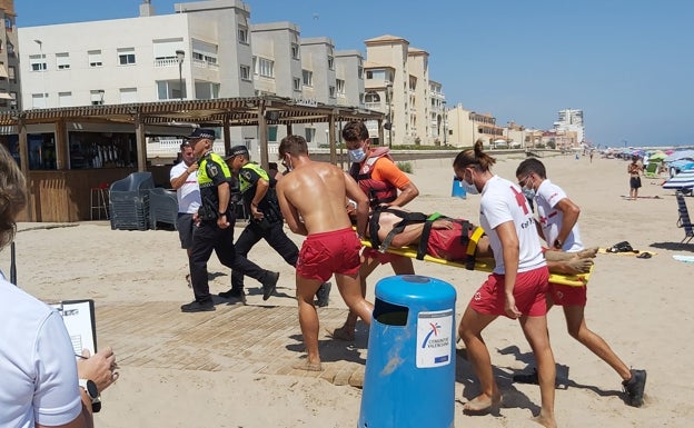 Rescate en dos minutos trece segundos en Sueca