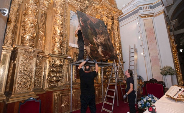 El retablo original de Sant Roc y Sant Francesc vuelve a casa