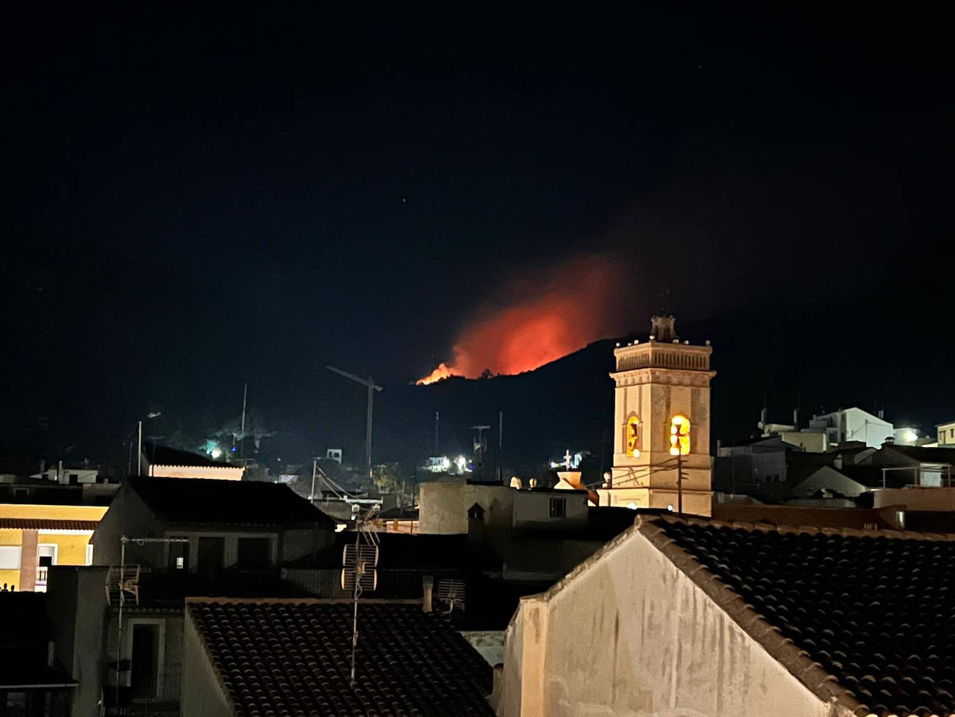 Incendio en Olocau