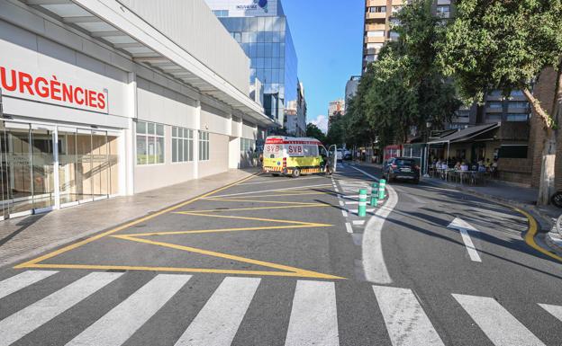 El Ayuntamiento reordena el acceso de urgencias en el Hospital Clínico de Valencia