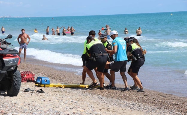 72 personas rescatadas en las playas de Sagunto y El Puerto de Sagunto