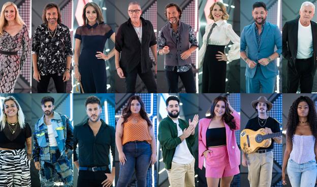 Los 16 cantantes que TVE ficha para 'Dúos increíbles', su nuevo talent musical