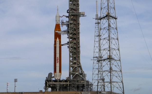 La NASA tendrá 70 minutos para volver a lanzar su cohete a la Luna a finales de septiembre