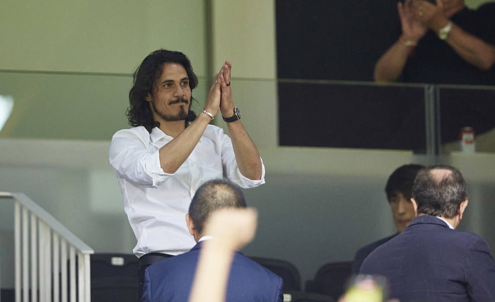 Cavani ya ilusiona a Mestalla