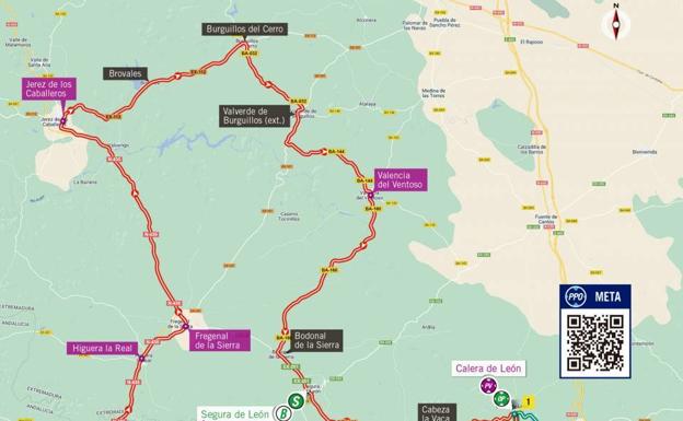 La etapa 17 de la Vuelta a España: horario, recorrido y por dónde pasa entre Aracena y el Monasterio de Tentudía