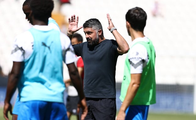 Las cuentas inquietan a Gattuso