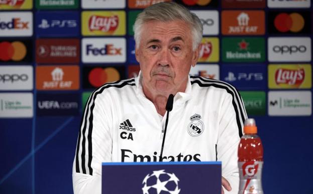 Ancelotti despeja balones con Mbappé: «Estamos ilusionados con Vinicius y Rodrygo»