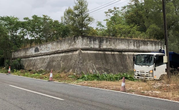 Muro rehabilitará el depósito de agua de la carretera de Agres