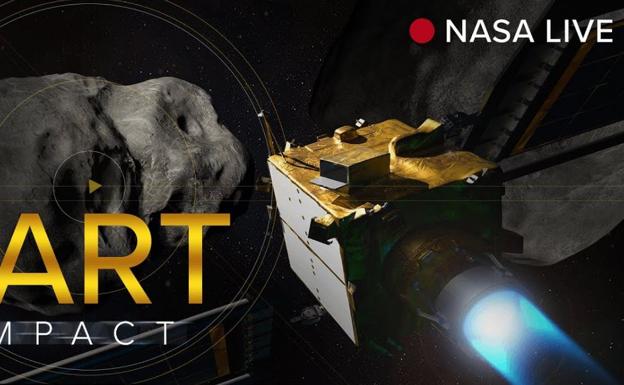 La NASA emite en directo el impacto de la nave espacial DART contra el asteroide Dimorphos