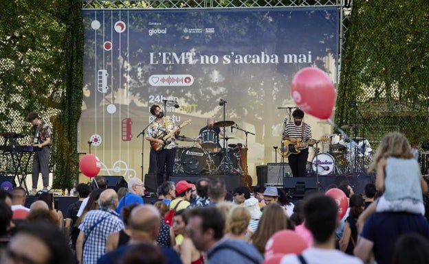 Compromís usa el lema de la red nocturna de la EMT para la gala de elección de las cortes falleras