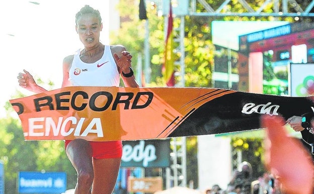 Letesenbet Gidey, la Kipchoge de Valencia