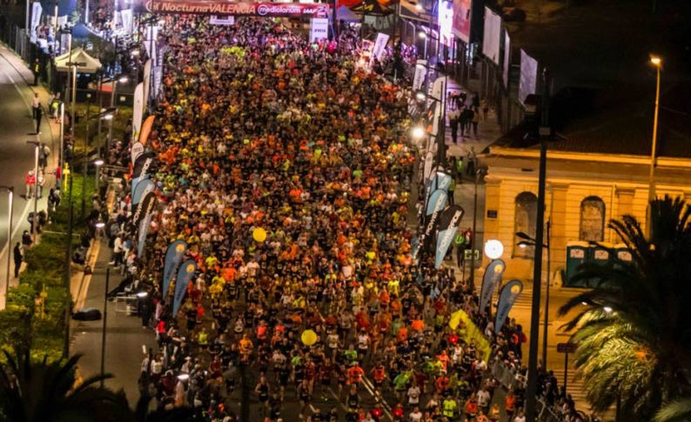 15K Nocturna Valencia: Análisis del recorrido kilómetro a kilómetro