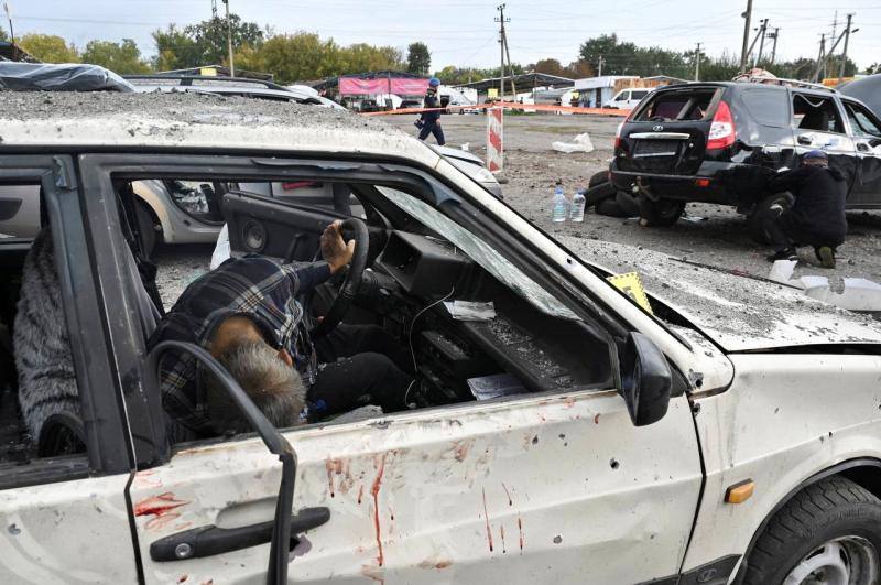 Al menos 25 muertos en un ataque ruso a un «convoy humanitario» en Zaporiyia