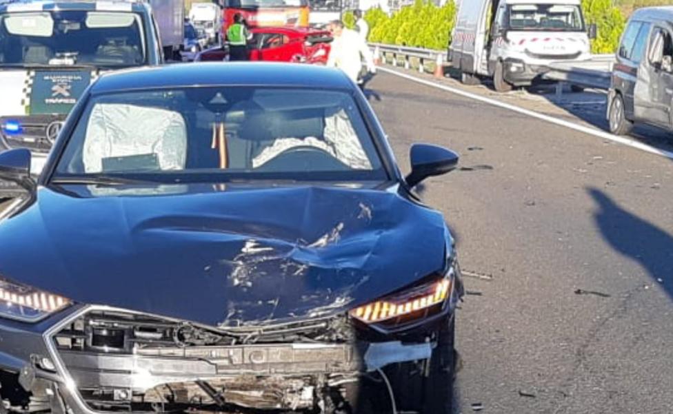 Una mujer muere en un accidente múltiple en la A-3 en Requena
