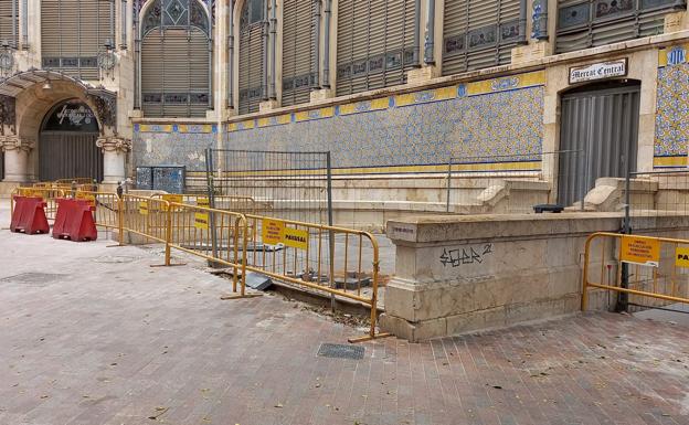 Vuelven las obras al Mercado Central para dotarle de un nuevo acceso